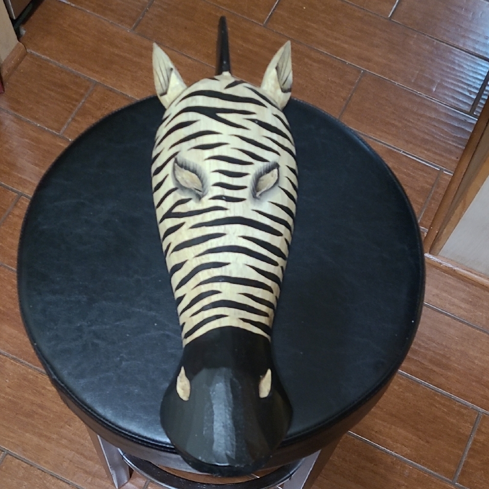 Zebra Head Wall Decor